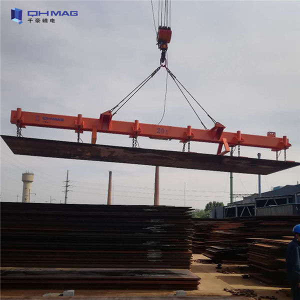 10 Ton Double Beam Sheet Metal Magnetic Lifter 240V Overhead Crane