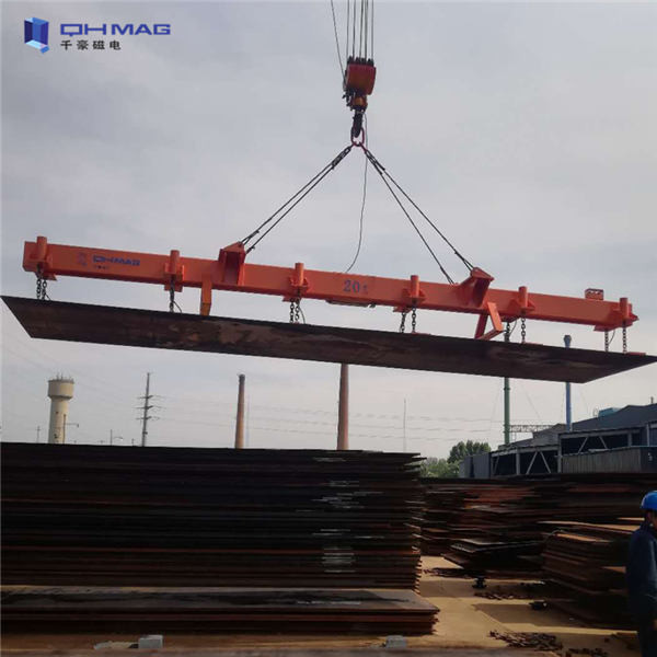 10 Ton Double Beam Sheet Metal Magnetic Lifter 240V Overhead Crane